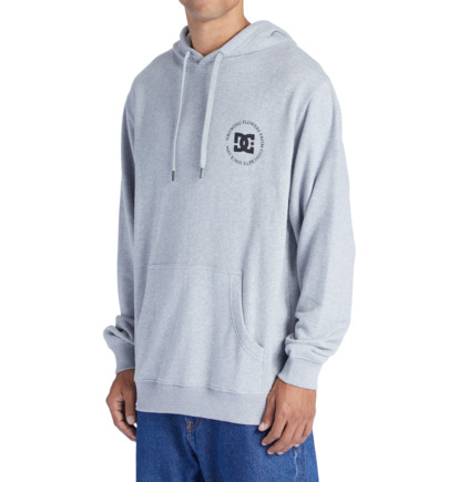 Grey Men DC Shoes Concrete Hoodie | DC-8130462