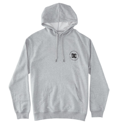 Grey Men DC Shoes Concrete Hoodie | DC-8130462