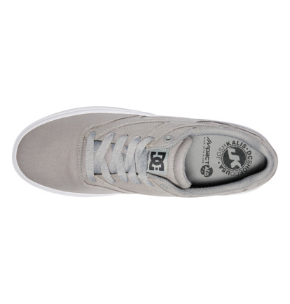 Grey Men DC Shoes Kalis Vulc Sneakers | DC-9407618