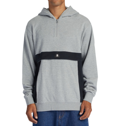 Grey Men DC Shoes Optics Zip-Up Hoodie | DC-0467591