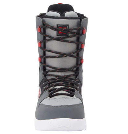 Grey / Black / Red Men DC Shoes Phase Lace Snowboard Boots | DC-6890412