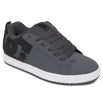 Grey / Black / White Men DC Shoes Court Graffik Sneakers | DC-6450873