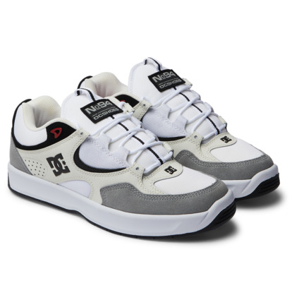 Grey / Black / White Men DC Shoes Kalynx Zero Skate Shoes | DC-3726540