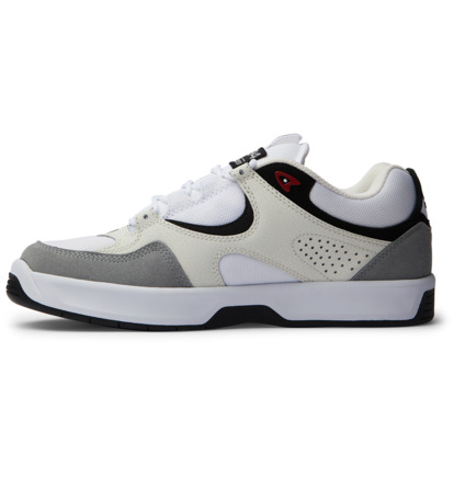 Grey / Black / White Men DC Shoes Kalynx Zero Skate Shoes | DC-3726540