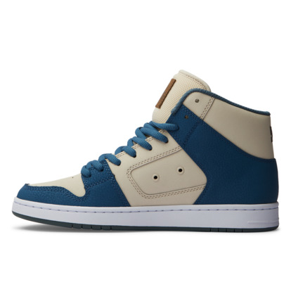 Grey / Blue / White Men DC Shoes Manteca 4 Hi Sneakers | DC-5108462