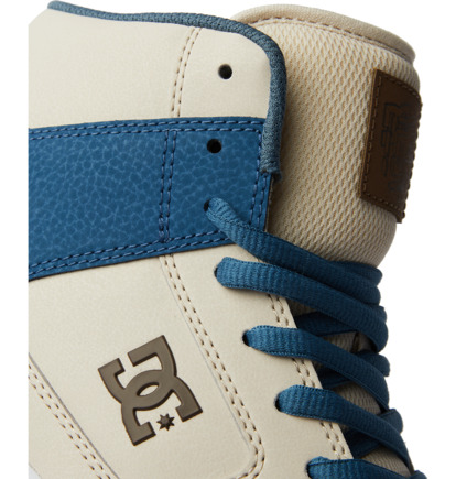 Grey / Blue / White Men DC Shoes Manteca 4 Hi Sneakers | DC-5108462