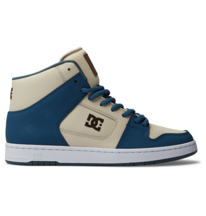 Grey / Blue / White Men DC Shoes Manteca 4 Hi Sneakers | DC-5108462