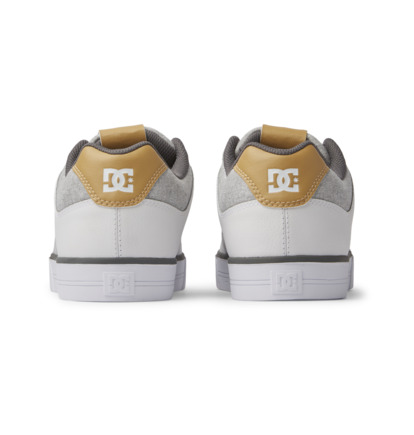 Grey / White / Grey Men DC Shoes Pure Sneakers | DC-0516748