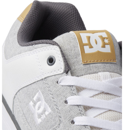 Grey / White / Grey Men DC Shoes Pure Sneakers | DC-0516748