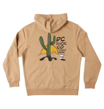 Khaki Men DC Shoes Cactus Zip-Up Hoodie | DC-4705193