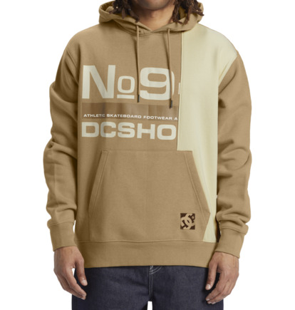 Khaki Men DC Shoes Static 94 Pullover Hoodie | DC-1695870