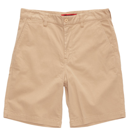 Khaki Men DC Shoes Worker Relaxed Shorts | DC-7201458