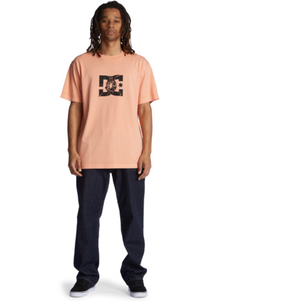 Light Orange Men DC Shoes Shatter T-Shirt | DC-6193425