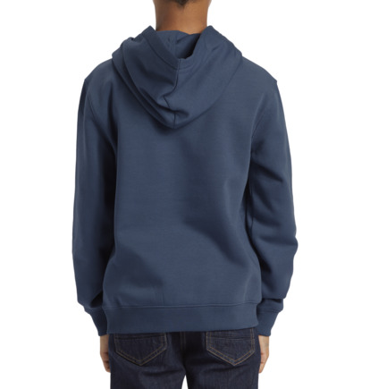 Navy Kids' DC Shoes Baseline Pullover Hoodie | DC-5082146