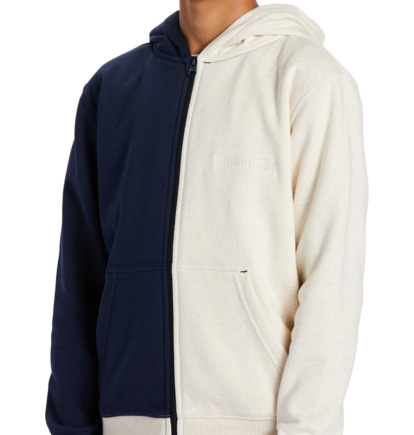 Navy Kids' DC Shoes Baseline Zip-Up Hoodie | DC-0174862