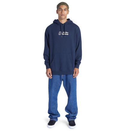 Navy Men DC Shoes Big Willys Hoodie | DC-7981062