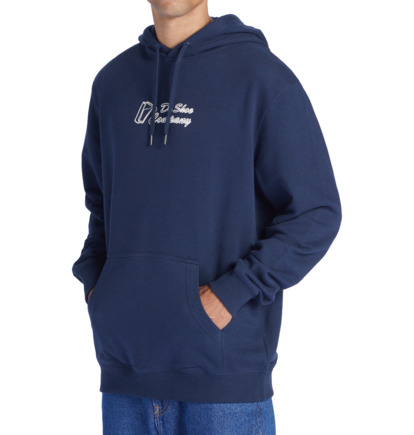 Navy Men DC Shoes Big Willys Hoodie | DC-7981062