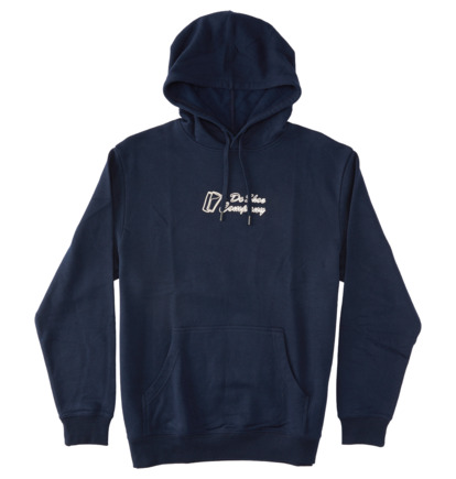 Navy Men DC Shoes Big Willys Hoodie | DC-7981062