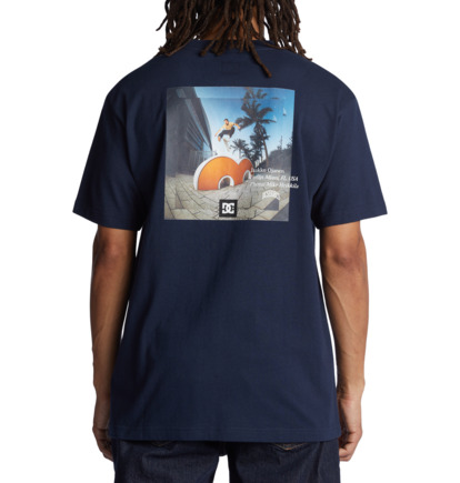 Navy Men DC Shoes Jaakko T-Shirt | DC-3097481