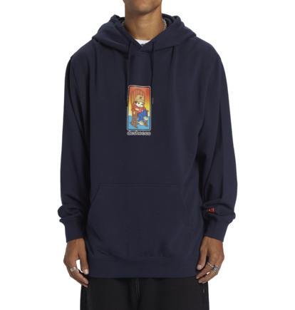 Navy Men DC Shoes Johns House Pullover Hoodie | DC-5297041