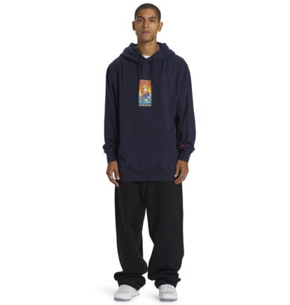 Navy Men DC Shoes Johns House Pullover Hoodie | DC-5297041