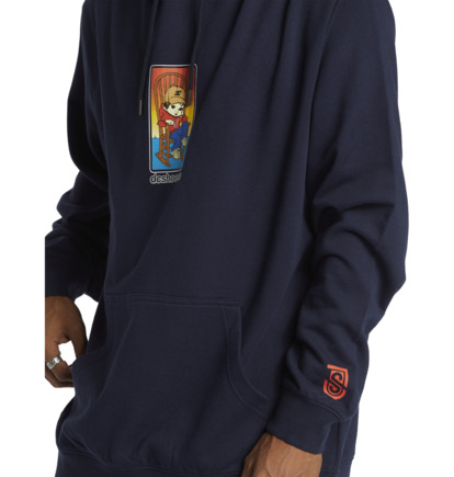 Navy Men DC Shoes Johns House Pullover Hoodie | DC-5297041