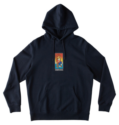 Navy Men DC Shoes Johns House Pullover Hoodie | DC-5297041