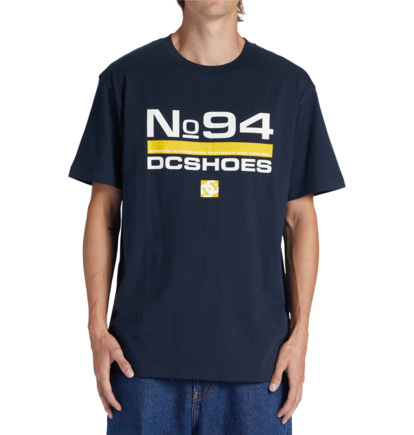 Navy Men DC Shoes Nine Four T-Shirt | DC-0789142