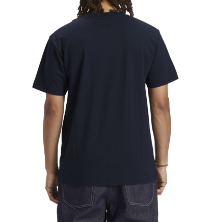 Navy Men DC Shoes Rebuild T-Shirt | DC-2450138