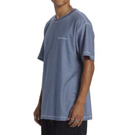 Navy Men DC Shoes Sediment T-Shirt | DC-5926730