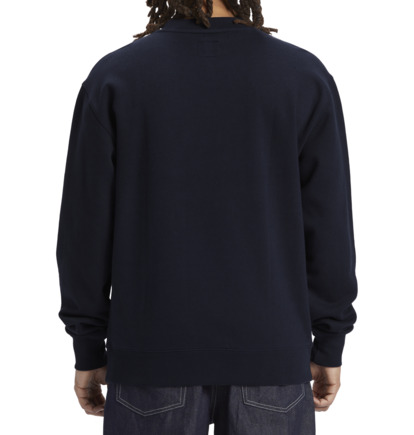 Navy Men DC Shoes Static 94 Sweatshirts | DC-1705294