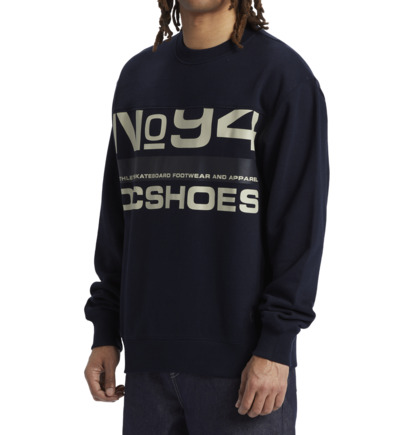 Navy Men DC Shoes Static 94 Sweatshirts | DC-1705294