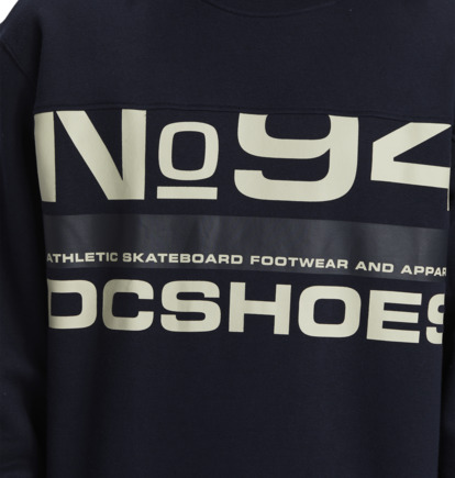 Navy Men DC Shoes Static 94 Sweatshirts | DC-1705294