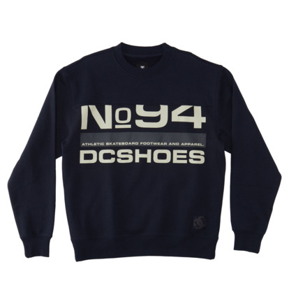 Navy Men DC Shoes Static 94 Sweatshirts | DC-1705294