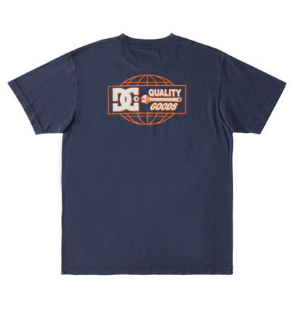 Navy Wash Men DC Shoes Quality Goods T-Shirt | DC-2798650