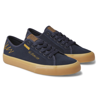 Navy / Khaki Men DC Shoes Manual Le Sneakers | DC-1836472