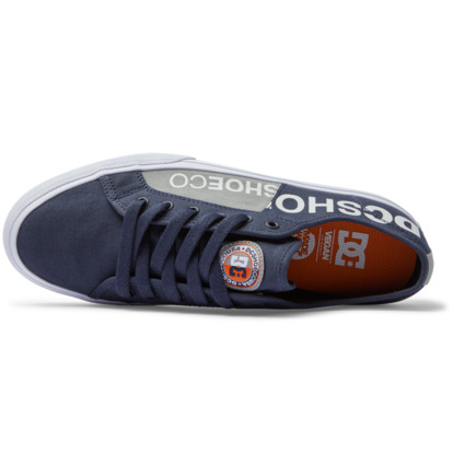 Navy / Orange Men DC Shoes Manual Skate Shoes | DC-8520163