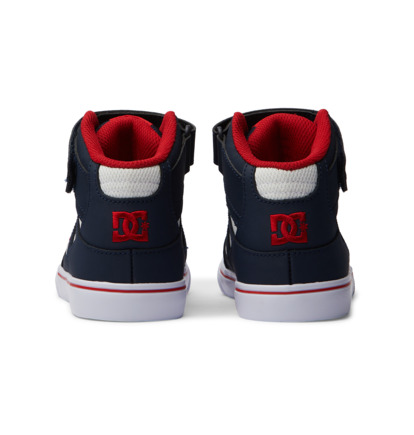 Navy / Red Kids' DC Shoes Pure High-Top EV Skate Shoes | DC-4298371