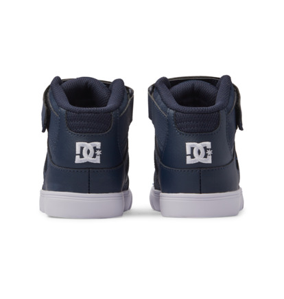 Navy / White Kids' DC Shoes Pure High-Top EV Skate Shoes | DC-4183706