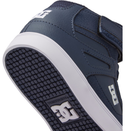 Navy / White Kids' DC Shoes Pure High-Top EV Skate Shoes | DC-4183706