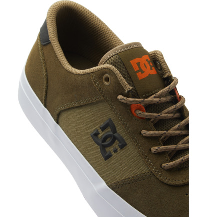 Olive Camo Men DC Shoes Teknic Skate Shoes | DC-2083571