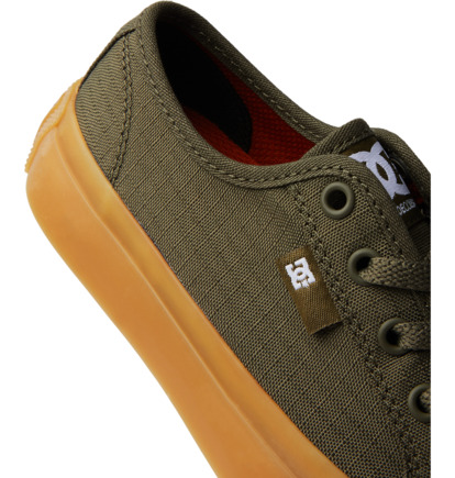 Olive Kids' DC Shoes Manual Skate Shoes | DC-8674913