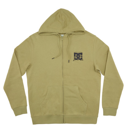 Olive Men DC Shoes All Trades Zip-Up Hoodie | DC-0437895