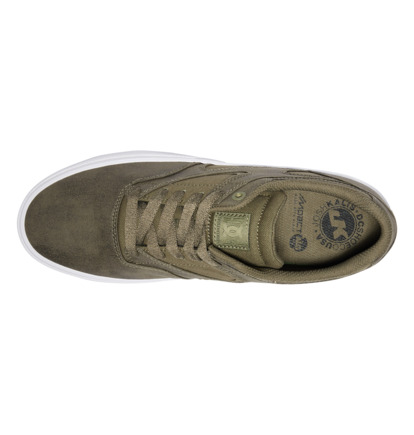 Olive Men DC Shoes Kalis Vulc Sneakers | DC-6078325