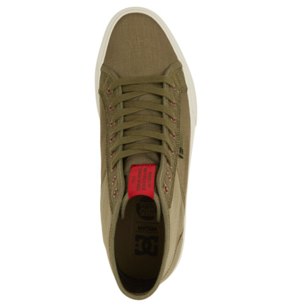 Olive Men DC Shoes Manual High-Top Sneakers | DC-9627431