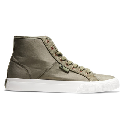 Olive Men DC Shoes Manual High-Top Sneakers | DC-9627431