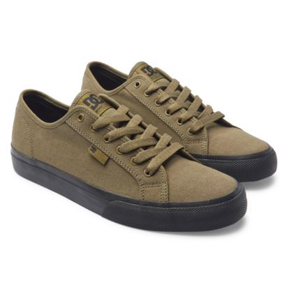 Olive / Black Men DC Shoes Manual Skate Shoes | DC-9536104