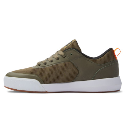 Olive / White Men DC Shoes Transit Skate Shoes | DC-9051486