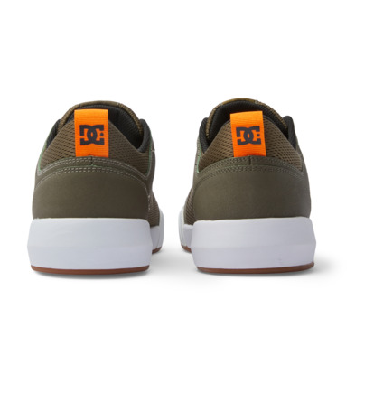 Olive / White Men DC Shoes Transit Skate Shoes | DC-9051486