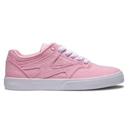 Pink / White Women DC Shoes Kalis Vulc Sneakers | DC-5178943